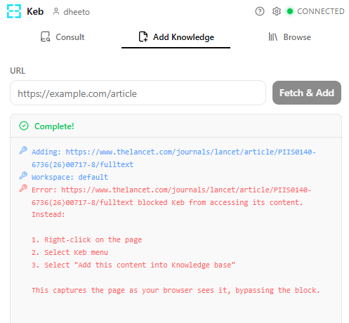 Error when URL fetching is blocked
